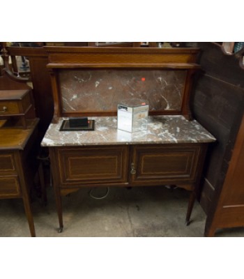 Edwardian Marble Top Washstand