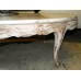 SOLD - Modern Whitewash Marble Top Coffee Table