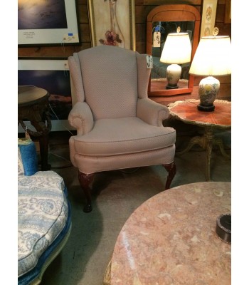 SOLD - Windsor Collection Pink Armchair