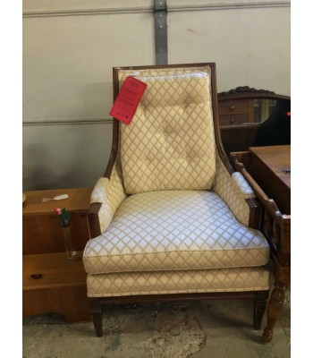 SOLD - Diamond Pattern Midcentury Chair
