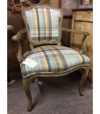SOLD - Oscar Shadell Custom Upholstered Chair