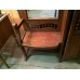 SOLD - Victorian Hall Tree with Seat and Cabinet